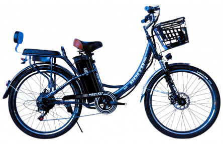 Електровелосипед Corso ROCCO 26" RC-75520 (750Вт 48В 20Аг) темно-сірий