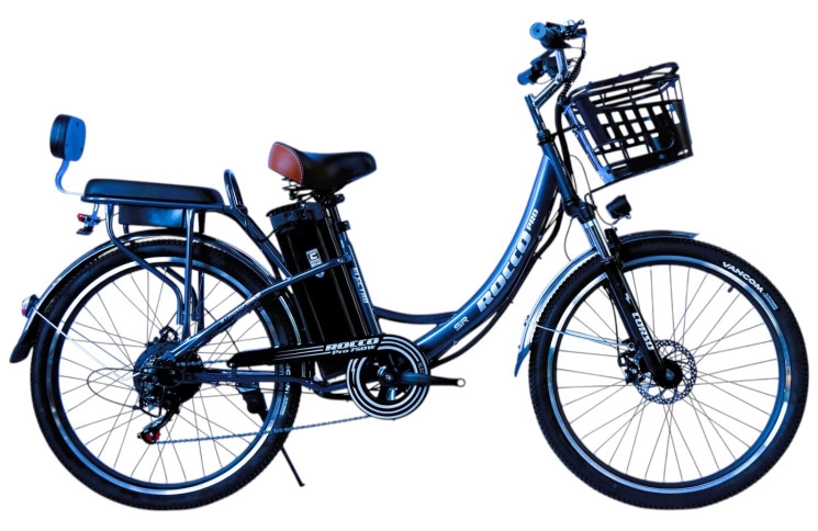 Електровелосипед Corso ROCCO 26" RC-75520 (750Вт 48В 20Аг) темно-сірий
