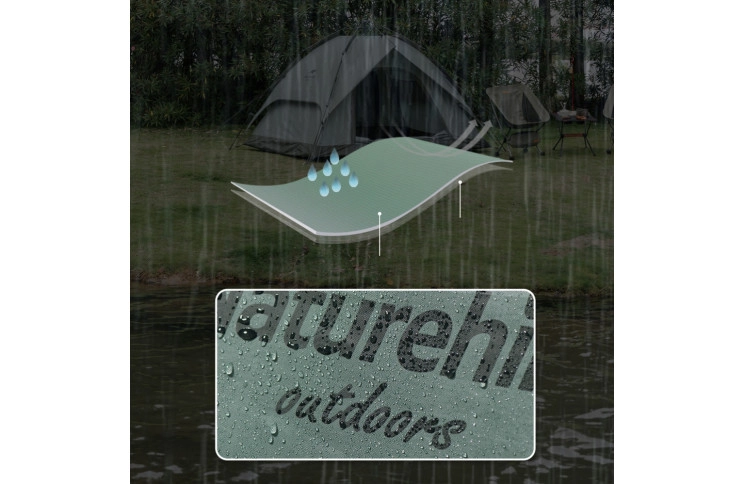 Палатка трехместная автоматическая Naturehike NH21ZP008, оливково-зеленая