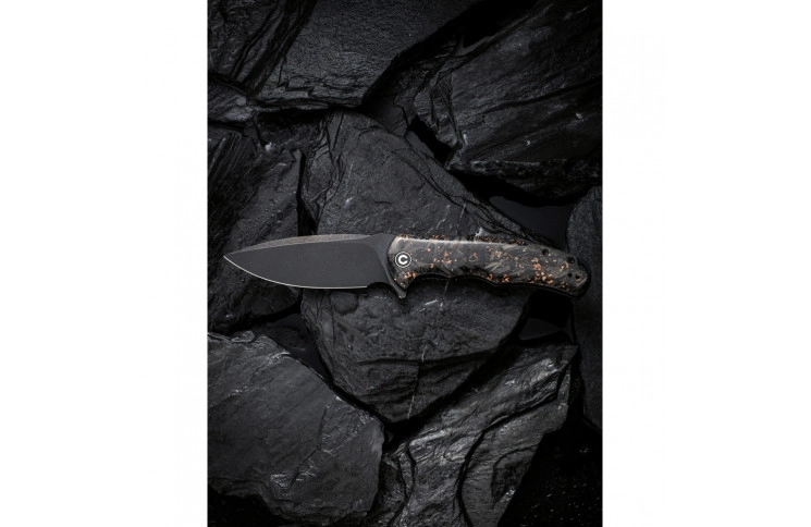 Ніж складаний Civivi Praxis Shredded Carbon Fiber C803I