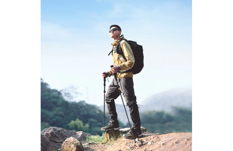 Трекінгова палиця Naturehike CNK2450DS012, 103-120 см, синя