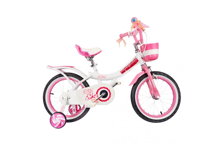 Велосипед RoyalBaby Jenny Girls 16" 8.5" бело-розовый